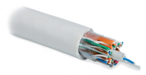 Кабель UTP 25 пары Cat.5 внутр. LSZH (по метрам) серый Hyperline