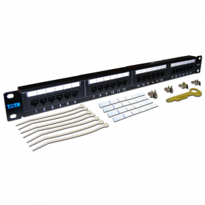 Патч-панель 1U 24*RJ-45 Cat.5e TWT