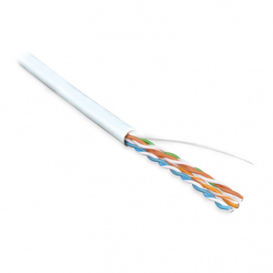 Кабель UTP  4 пары Cat.5е внутр. (по метрам) белый Hyperline