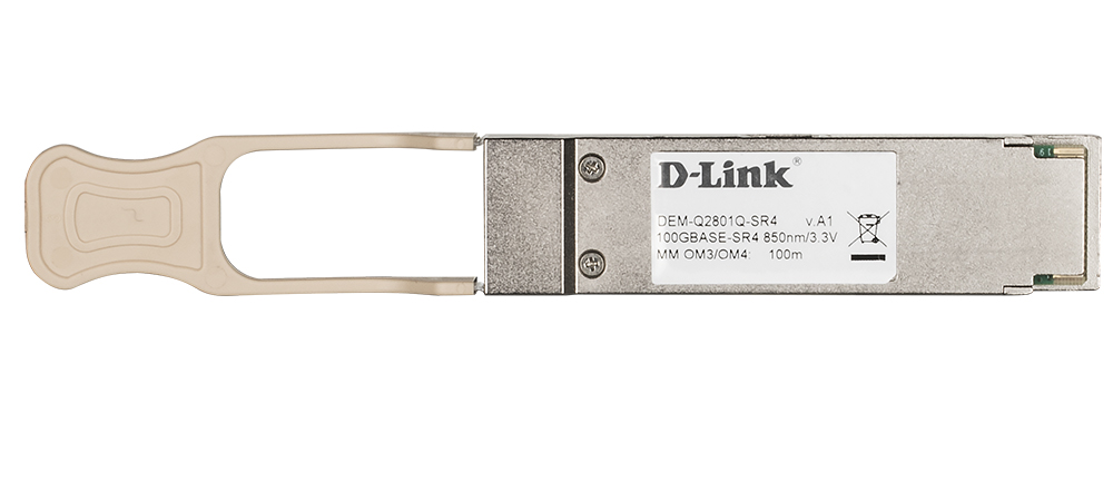 Модуль QSFP28 100G_MPO MM Duplex D-Link