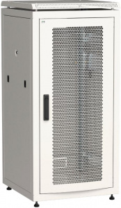 Шкаф напольный 19" 24U Ш600*Г600 перфорированная передняя дверь серый ITK LINEA N