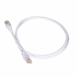 Патч-корд UTP RJ-45 Cat.5e 1м белый TWT Lanmaster