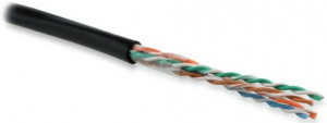 Кабель UTP  4 пары Cat.5е внешний 100м Hyperline