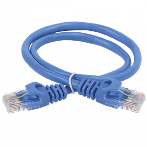 яПатч-корд UTP RJ-45 Cat.5e 1,5 м синий ITK