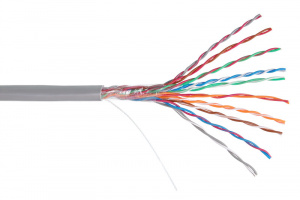 Кабель UTP 10 пар Cat.5  внутр. 305м серый NETLAN