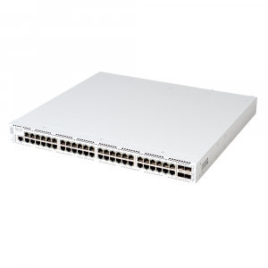 Коммутатор MES2448P 48 портов 10/100/1000BASE-T (PoE/PoE+) 4 порта 1000BASE-X/10GBASE-R L2 2 слота д