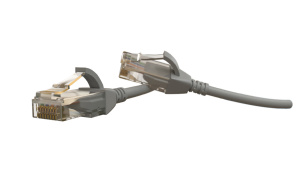 Патч-корд UTP RJ-45 Cat.6 1м серыйLSZH Hyperline