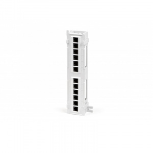 Патч-панель настенная 12*RJ-45 Cat.5e с подставкой Hyperline