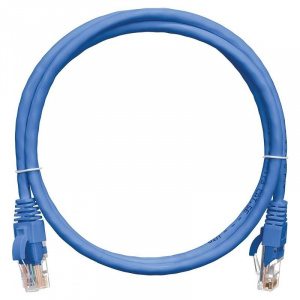 Патч-корд UTP RJ-45 Cat.5e 1м синий Nikomax