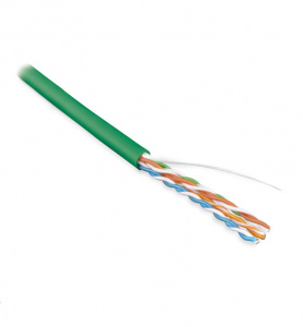 Кабель UTP  4 пары Cat.5е внутр. (по метрам) зеленый Hyperline