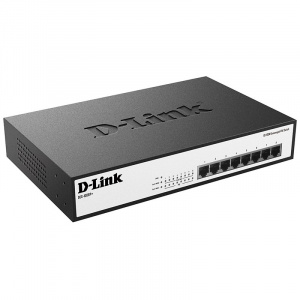 Коммутатор 8x10/100TX (8xPoE, бюджет PoE: 140 Вт), Desktop/Rack DES-1008P+ D-Link