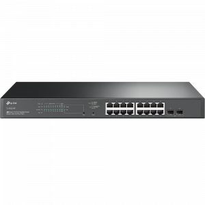 Коммутатор 16x10/100/1000T PoE  2xSFP TL-SG2218P TP-Link