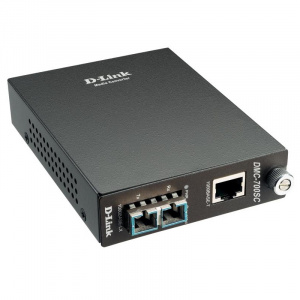Медиаконвертер RJ-45 1000 Мбит/с - 2xSC MM (до 550 м) DMC-700SC D-Link