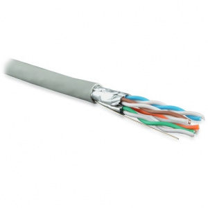 Кабель FTP  4 пары Cat.6 внутрений (по метрам) серый Hyperline