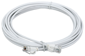 Патч-корд UTP RJ-45 Cat.5e 5м белый LSZH ITK