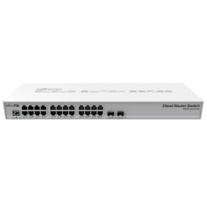 Коммутатор упр. 24x100/1000T 2xSFP+ CRS326-24G-2S+RM MikroTik