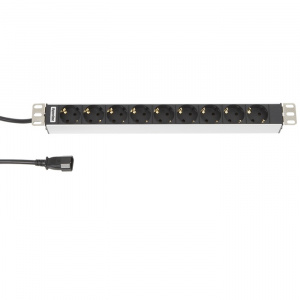 Блок розеток 6*Евро шнур C14 2.5м Hyperline