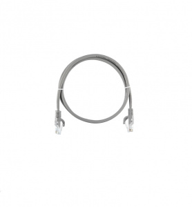 Патч-корд UTP RJ-45 Cat.5e 0,5м серый LSZH Nikomax