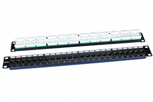 Патч-панель 1U 24*RJ-45 Cat.5e Hyperline