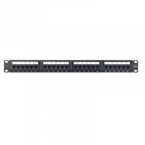 Патч-панель 1U 24*RJ-45 Cat.5e с органайзером (Essential) Nikomax