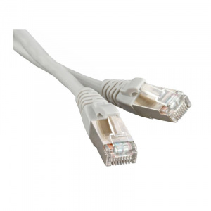 Патч-корд STP RJ-45 Cat.6 1м серый LSZH Hyperline