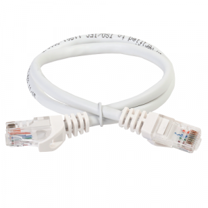 Патч-корд UTP RJ-45 Cat.5e 2м белый ITK