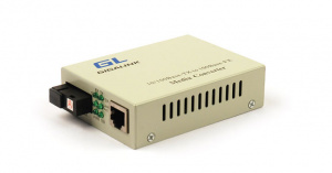 Медиаконвертер RJ-45 100 Мбит/c - 1xSC WDM SM с LFP Tx:1550 Rx:1310 18 дБ (до 20 км) (GL-F920R) Giga