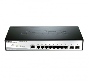 Коммутатор упр.  8x10/100/1000T 2xSFP DGS-1210-10/ME D-link