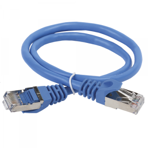 Патч-корд FTP RJ-45 Cat.5e 1 м синий ITK