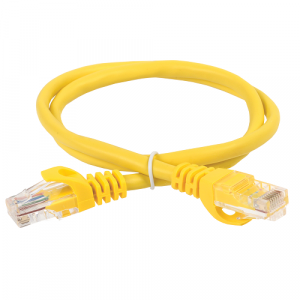 Патч-корд UTP RJ-45 Cat.5e 5м жёлтый ITK