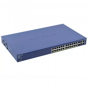 Коммутатор упр. Smart, 24x10/100TX PoE (PoE бюджет: 195 Вт), 2x10/100/1000T, 2xSFP, FS728TP-100EUS, 
