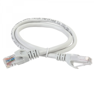 Патч-корд UTP RJ-45 Cat.5e 1,5м серый LSZH ITK