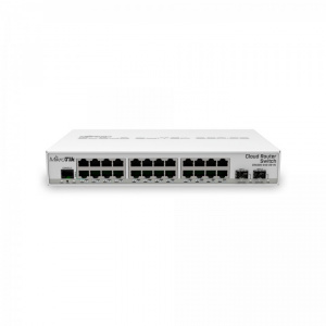 Коммутатор упр. 24x100/1000T 2xSFP+ CRS326-24G-2S+IN MikroTik