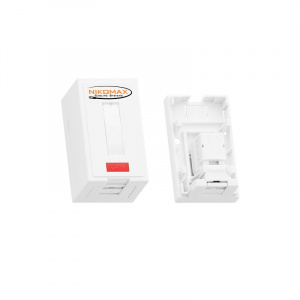 Розетка инф. 1*RJ-45 cat5e Nikomax