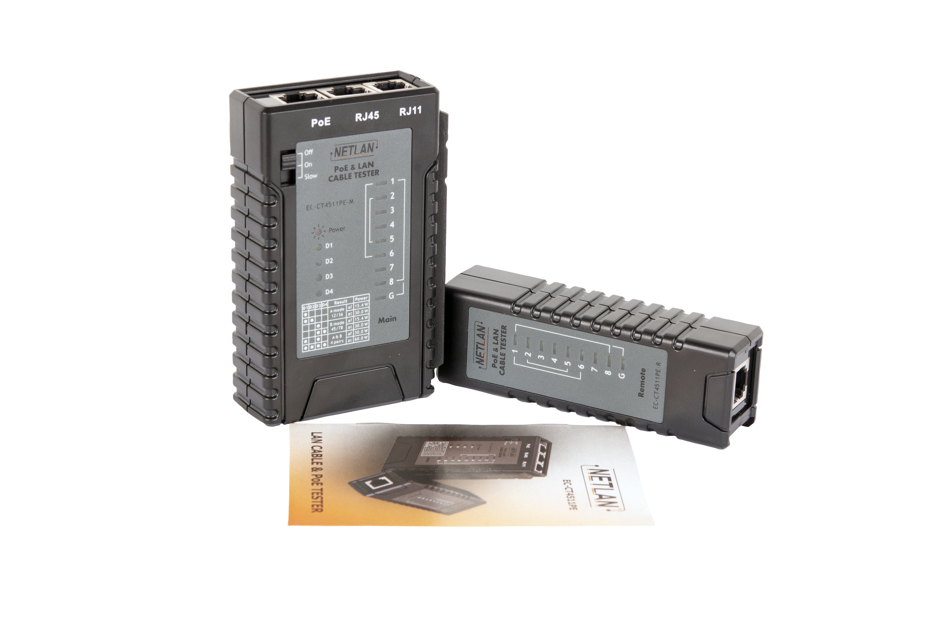 Тестер кабельный EC-CT4511PE NETLAN