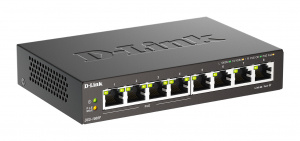 Коммутатор PoE неуправляемый гигабитный 8*1000_RJ45 4*PoE D-Link