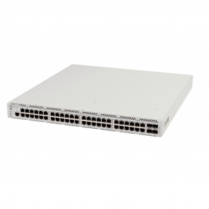 Коммутатор упр. L3 MES2348P 48x10/100/1000 Base-T (PoE/PoE+ бюджет PoE: 380 Вт), 4 порта 10GBase-X (