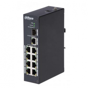 Коммутатор  8x10/100TX PoE 802.3af/at (бюджет PoE: 96 Вт) 1x1000T 1xSFP PFS3110-8P-96 Dahua