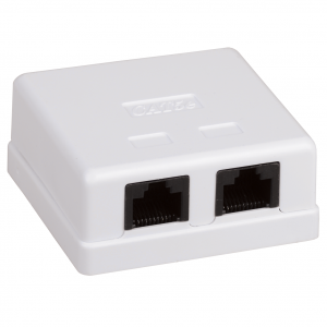 Розетка инф. 2*RJ-45 cat.5e ITK