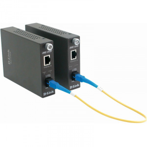 Медиаконвертер RJ-45 1000 Мбит/с - 1xSC WDM SM TX:1310 RX:1550 до 15 км DMC-1910R D-link