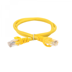 Патч-корд UTP RJ-45 Cat.5e 2м жёлтый LSZH ITK