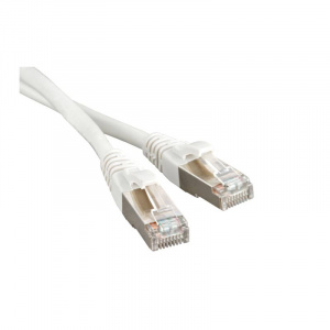 Патч-корд STP RJ-45 Cat.5e 0,5м серый LSZH Hyperline