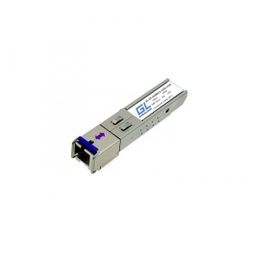 Модуль SFP, WDM, 1Гбит/c, одно волокно SM, SC, Tx:1550/Rx:1310 нм, DDM, 8 дБ (до 3 км), GL-OT-SG08SC