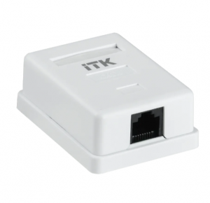 Розетка инф. 1*RJ-45 Сat.6 ITK