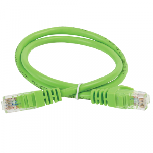 Патч-корд UTP RJ-45 Cat.5e 0,5м зелёный ITK