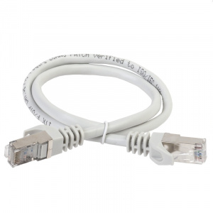 Патч-корд FTP RJ-45 Cat.5e 1 м серый ITK