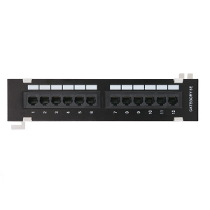 Патч-панель настенная 12*RJ-45 Cat.5e NETLAN