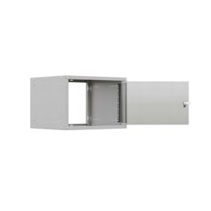 Шкаф настенный 15U Г450 стекло серый LIME NTSS