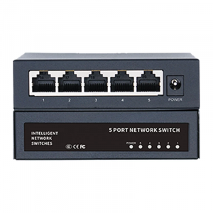Коммутатор PoE неуправляемый 5*10/100_RJ45 4*POE FIBO