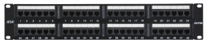 Патч-панель 2U 48*RJ-45 Cat.5e NETLAN